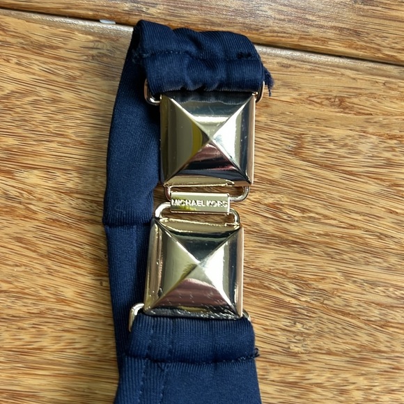 NEW MICHAEL Michael KORS Swim Rousing Tankini Navy sz S - Picture 4 of 5